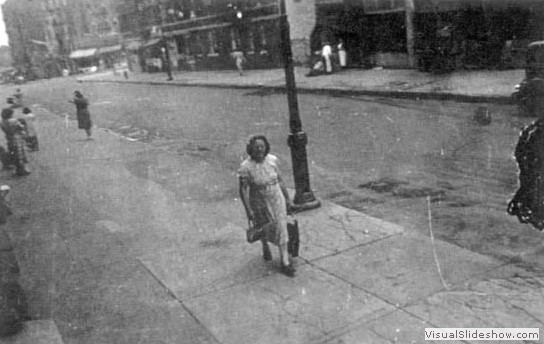 Ma coming home from the Jennings Street Market